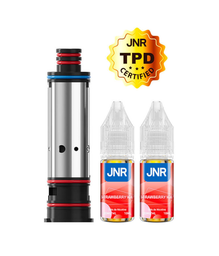 Falcon Infinity 55K Coil + Strawberry Ice E-Liquids JNR