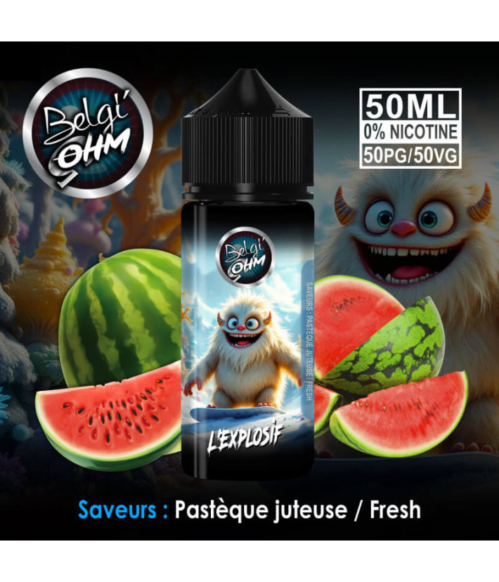 E-liquide L’Explosif Belgi'Ohm 50ml