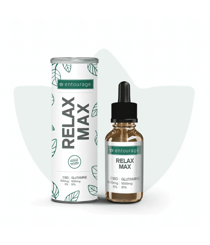 CBD Vollspektrum-Glutamin & Aminosäure-Glutamin Relax Max Entourage