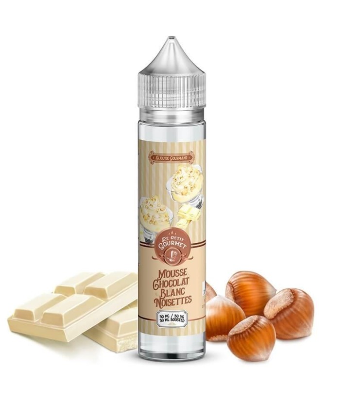 E-Liquid Mousse Chocolat Blanc Noisettes Le Petit Gourmet