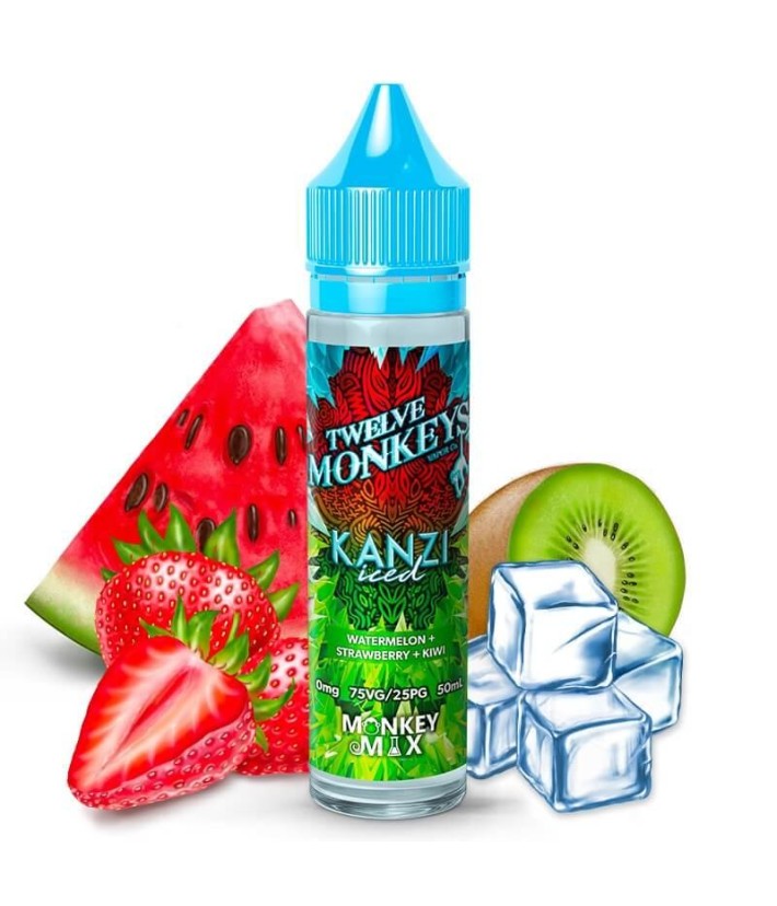 E-liquid Kanzi Iced Twelve Monkeys