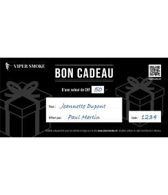 Bon Cadeau Viper Smoke 50CHF