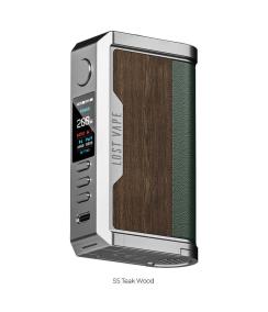 Box Centaurus Q200 Lost Vape SS Teak Wood