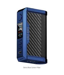 Box Centaurus Q200 Lost Vape Sierra blue Carbon Fiber