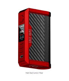 Box Centaurus Q200 Lost Vape Matt Red Carbon Fiber