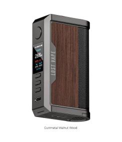 Box Centaurus Q200 Lost Vape Gunmetal Walnut Wood