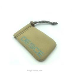 Pochette Neo Sleeve Mini Desce Beige / Tiffany Blue