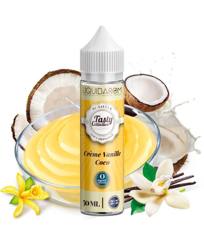 E-liquide Crème Vanille Coco Tasty Collection