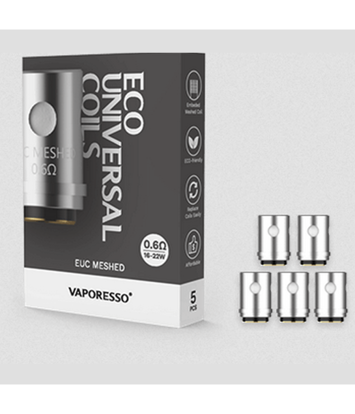 EUC 0,6 Ohm Meshed Vaporesso EUC 0,6 Ohm Meshed Vaporesso