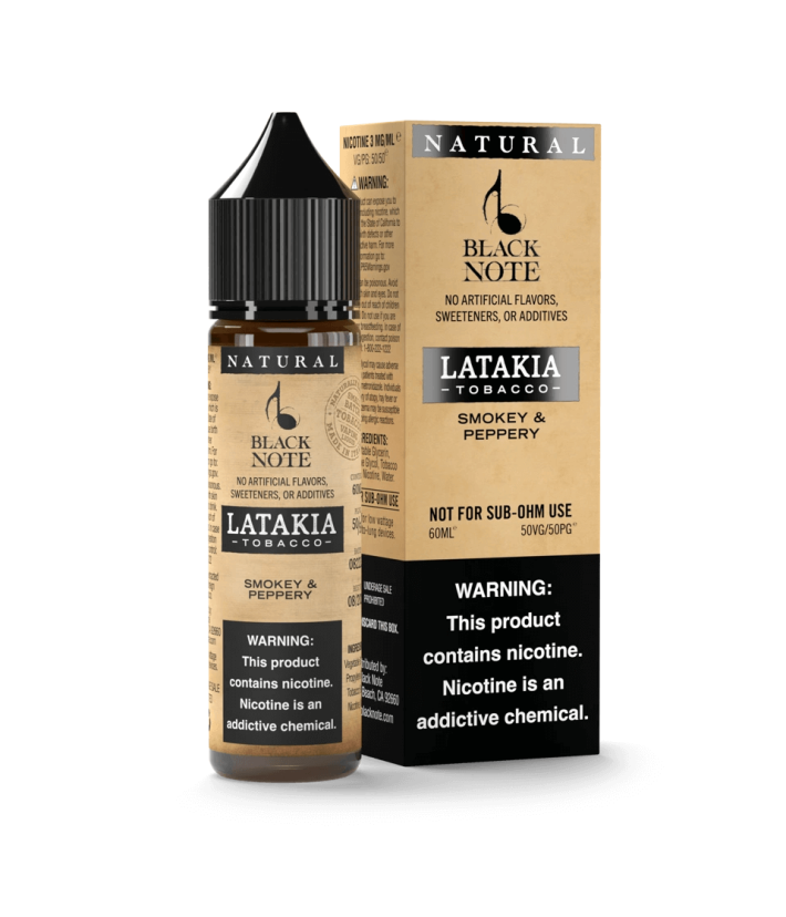 E-liquid Latakia Black Note