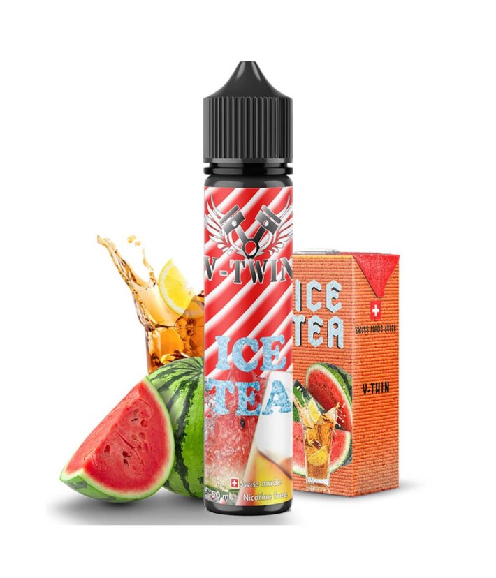 E-liquid Ice Tea Pastèque V-Twin Blakrow