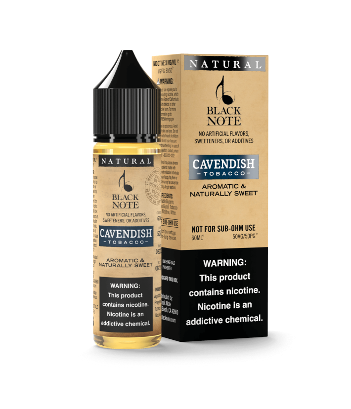 E-liquid Cavendish Black Note