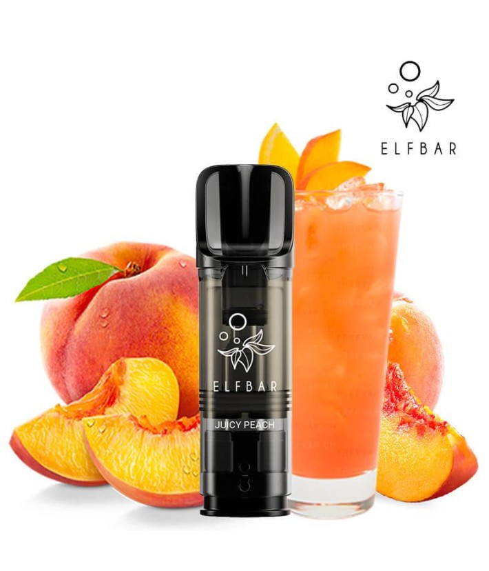 Elfa Pro Cartridges Peach Ice Elf Bar