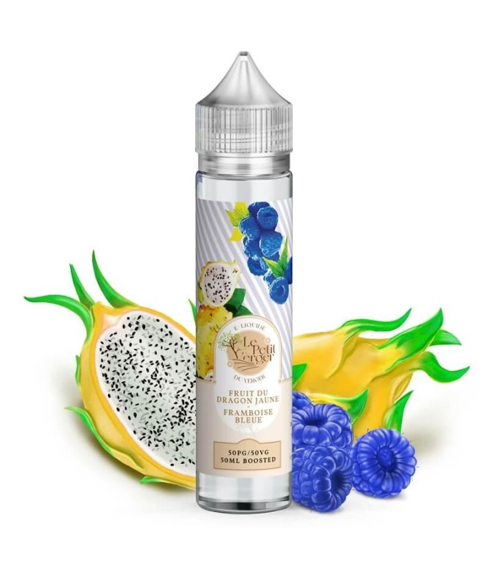 E-Liquid Fruit du Dragon Jaune Framboise Bleue Le Petit Verger 50ml