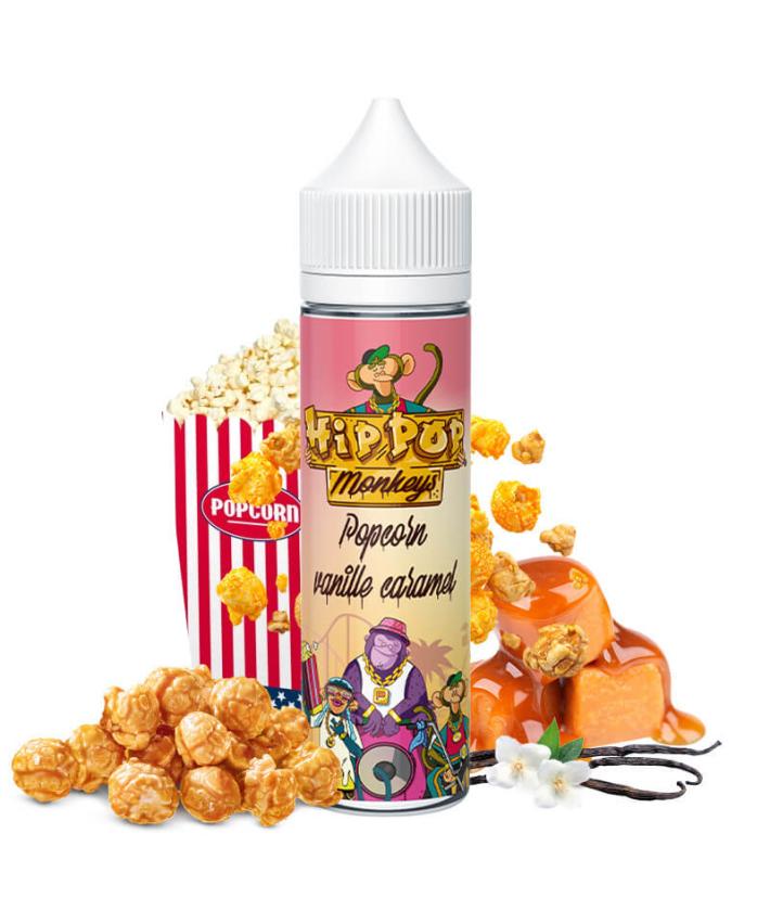E-Liquide Popcorn Vanille Caramel Hip Pop Monkeys