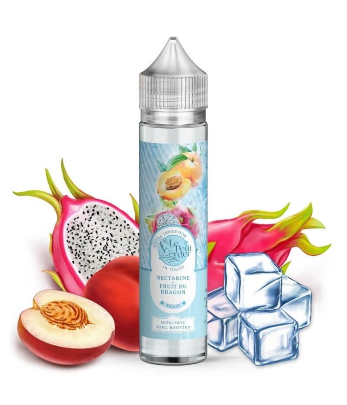 E-Liquid Nectarine Fruit Du Dragon Frais Le Petit Verger 50ml