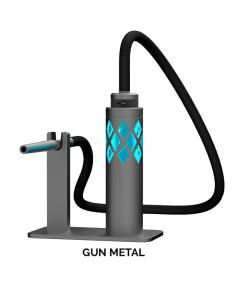 Hookah Dock (E-Chicha Hookah Air-Halterung) Fumytech Gun Metal